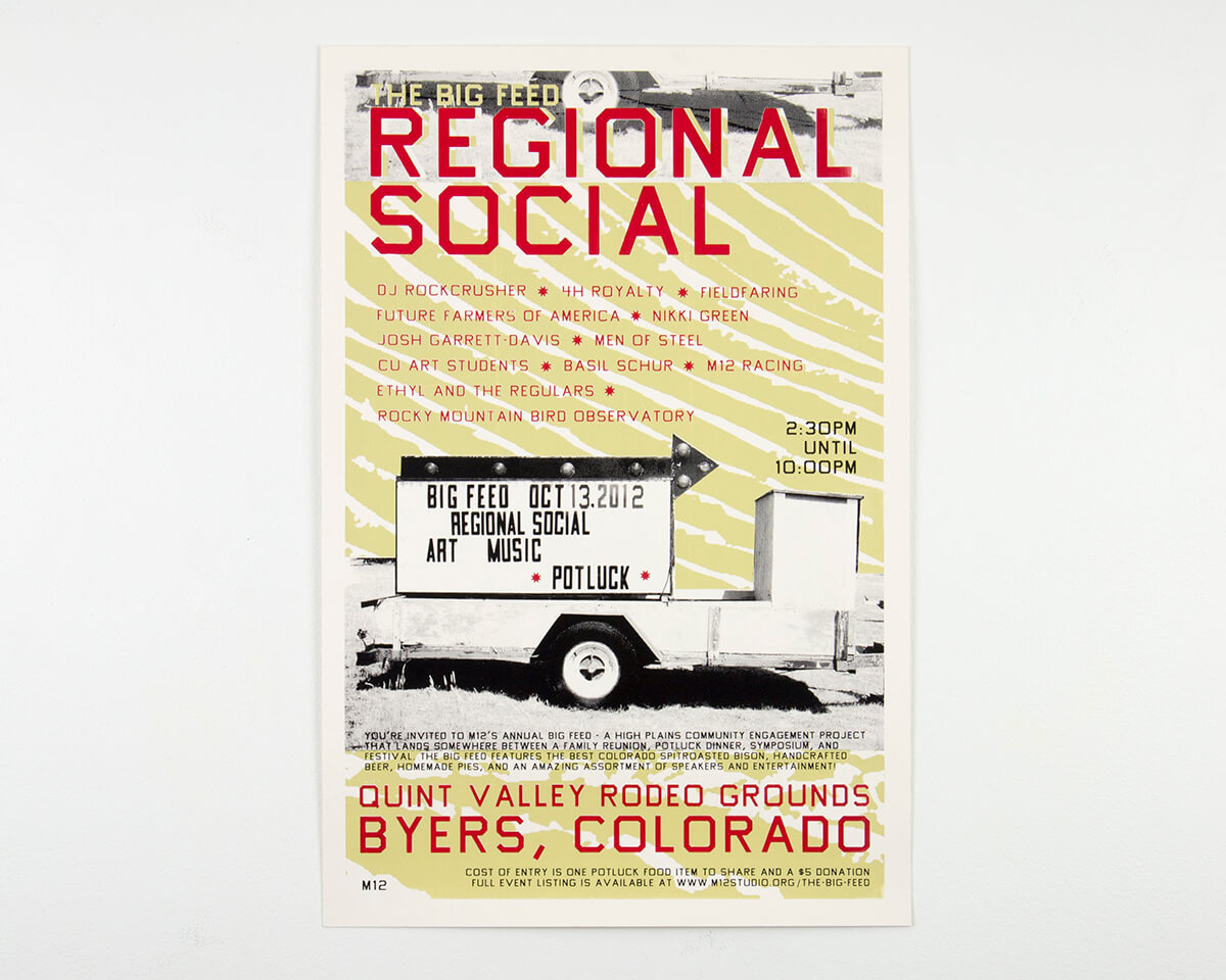 The Big Feed “Regional Social” poster