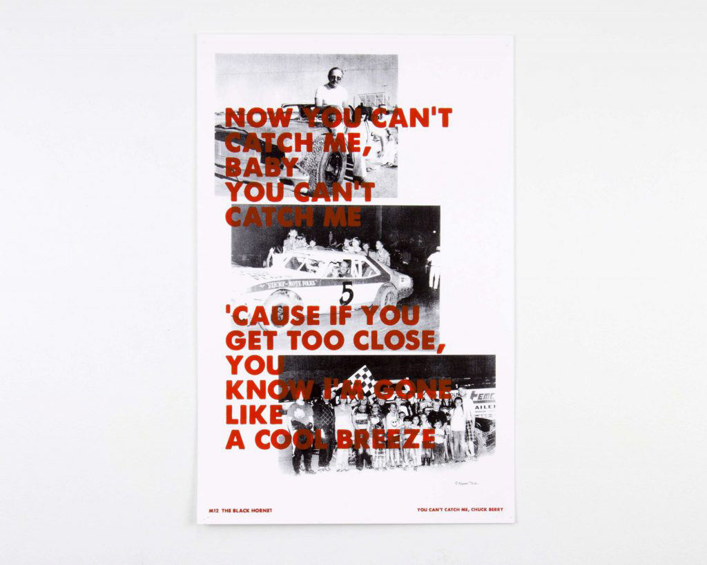 The Black Hornet “Now You Can’t Catch Me; Chuck Berry" poster
