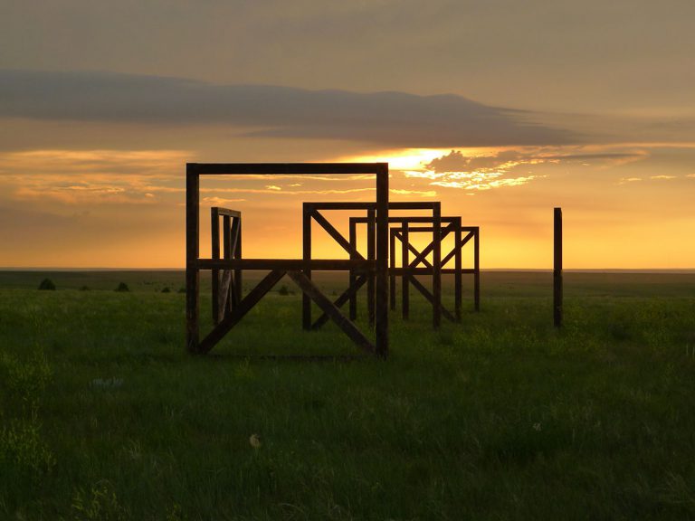 Last Chance Module Array during the golden hour
