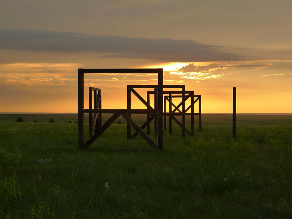 Last Chance Module Array during the golden hour