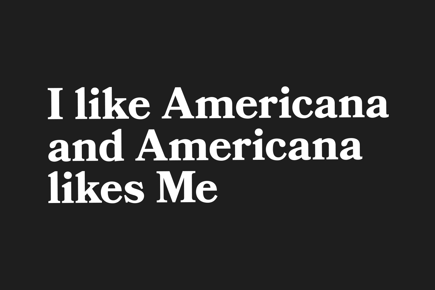 “I like Americana...” T-shirt - Image 3