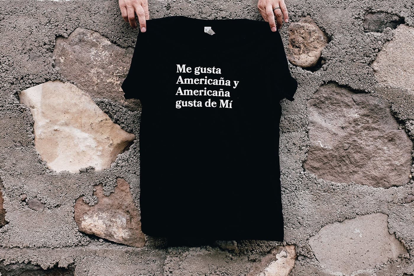 "Me gusta Americaña y Americaña gusta de Mí” Playera